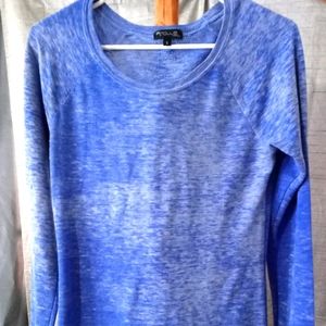Small blue long sleeve shirt